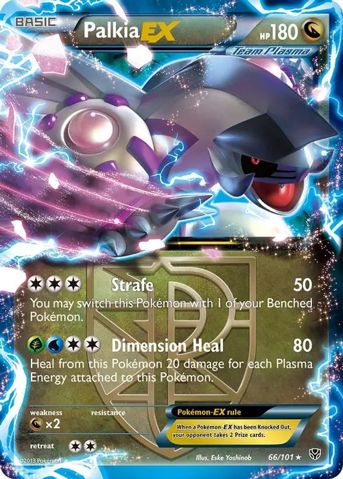 Palkia EX (Team Plasma) card art