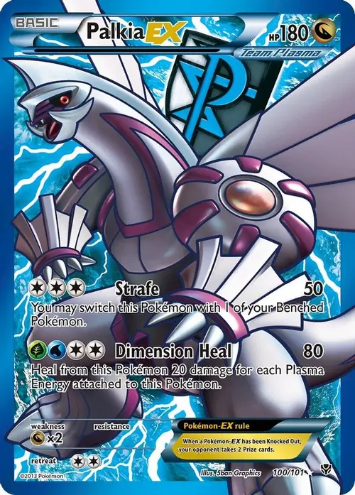 Palkia EX (Team Plasma) (100 Full Art) card art