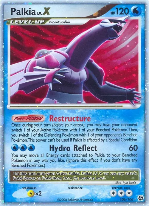 Palkia LV.X card art