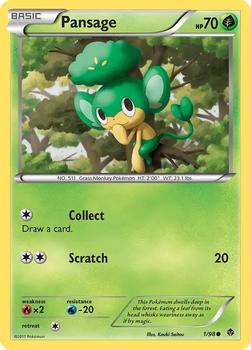 Pansage card art