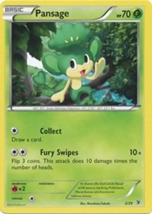 Pansage card art