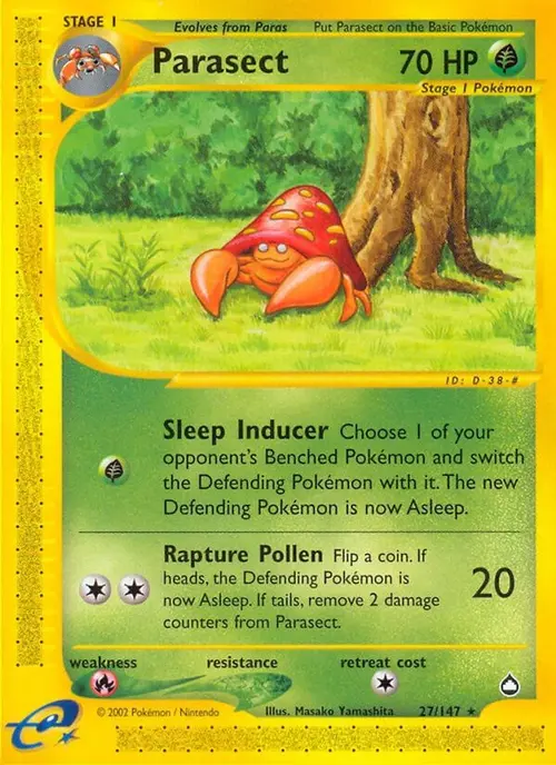 Parasect card art