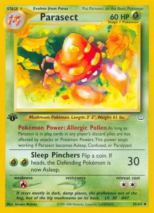 Parasect card art