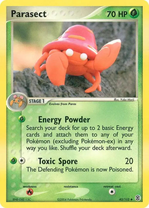 Parasect card art