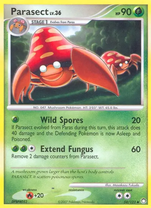 Parasect card art