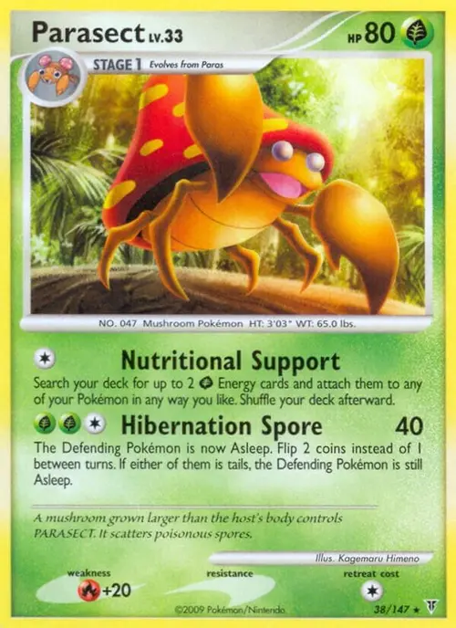 Parasect card art