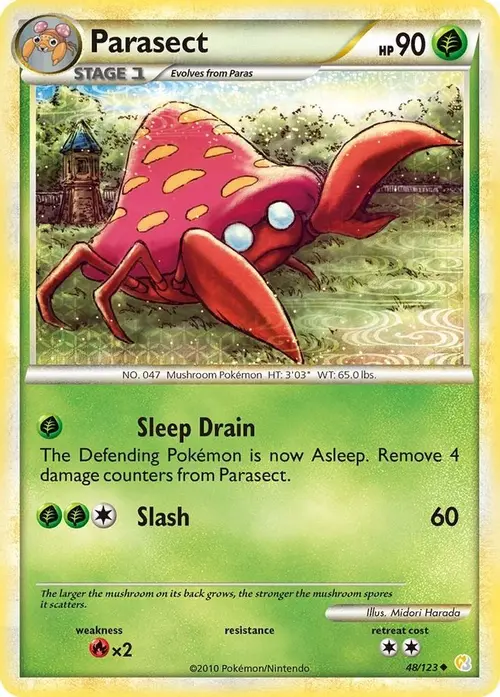 Parasect card art