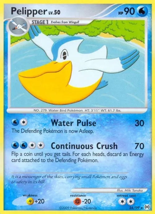 Pelipper (24) card art