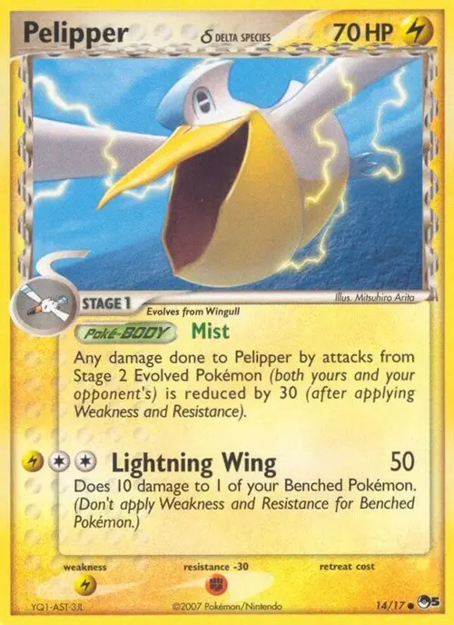 Pelipper (Delta Species) card art