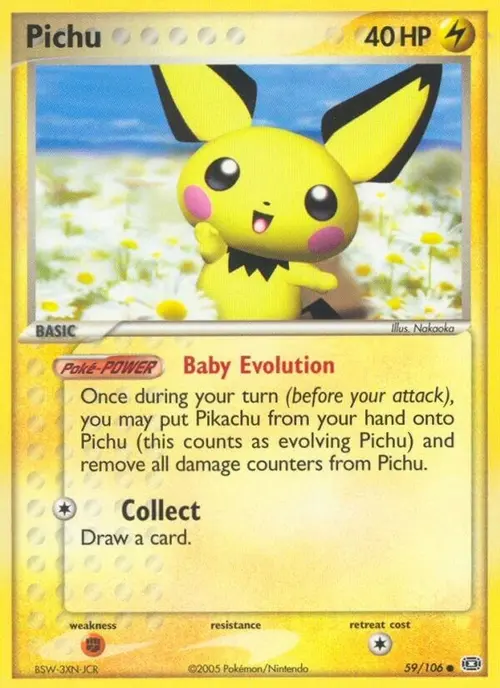 Pichu card art