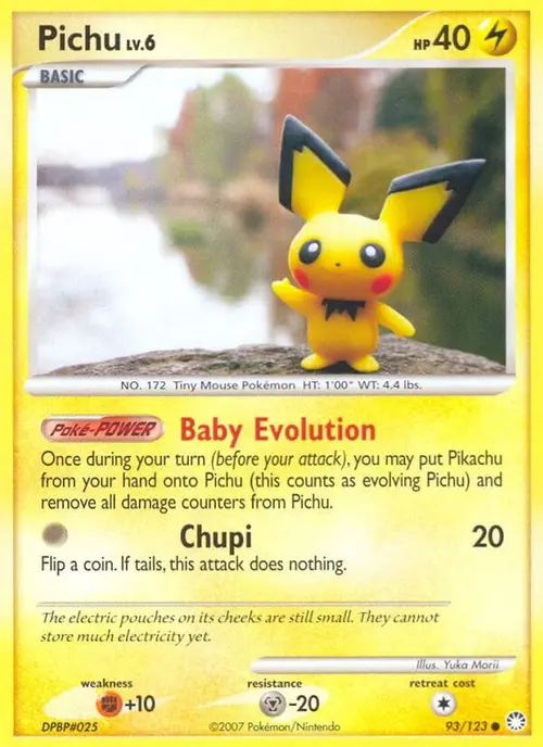 Pichu card art