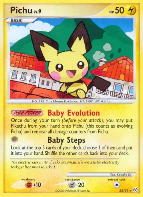Pichu card art
