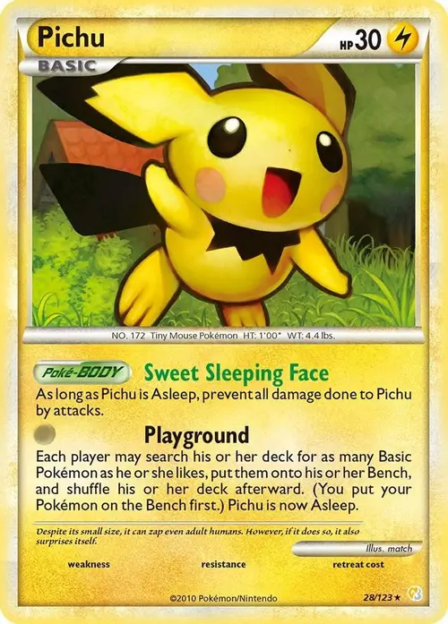Pichu card art