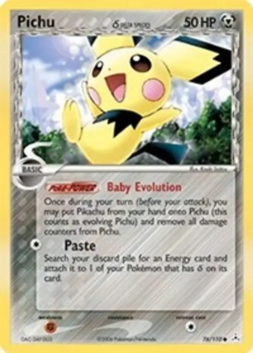 Pichu (Delta Species) card art