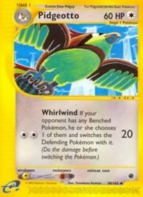 Pidgeotto card art