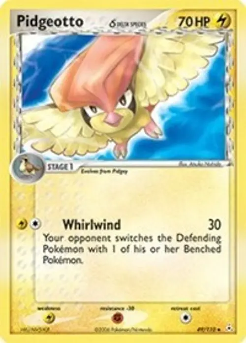 Pidgeotto (Delta Species) card art