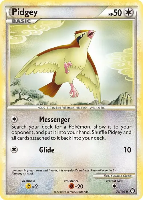 Pidgey card art