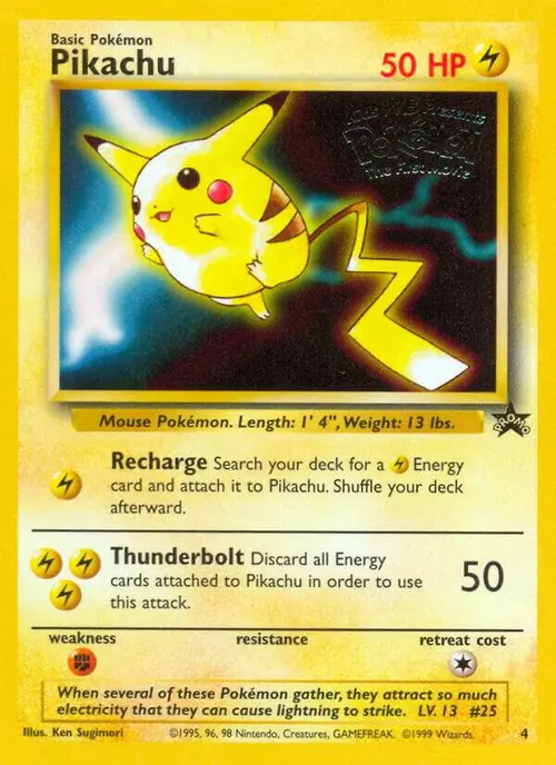 Pikachu (Movie Promo) card art