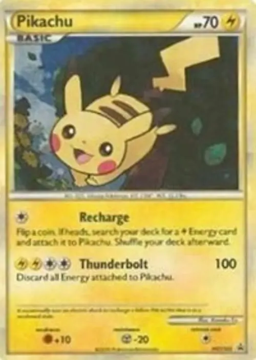 Pikachu - HGSS03 card art
