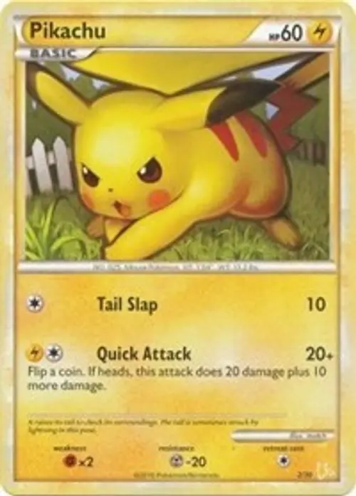 Pikachu (#16) card art