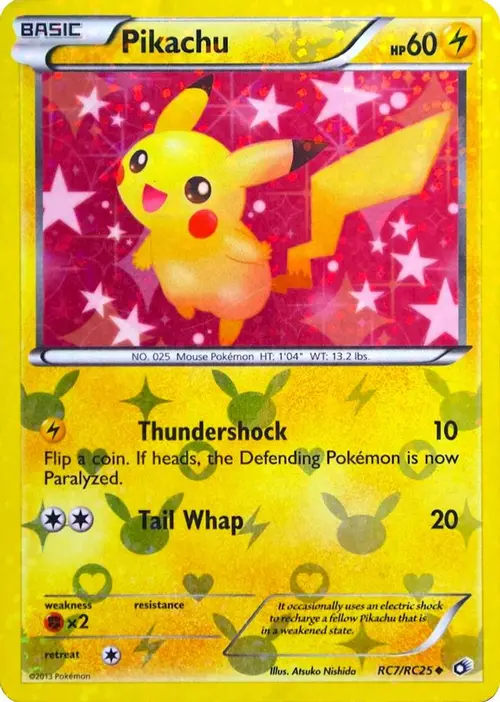 Pikachu card art
