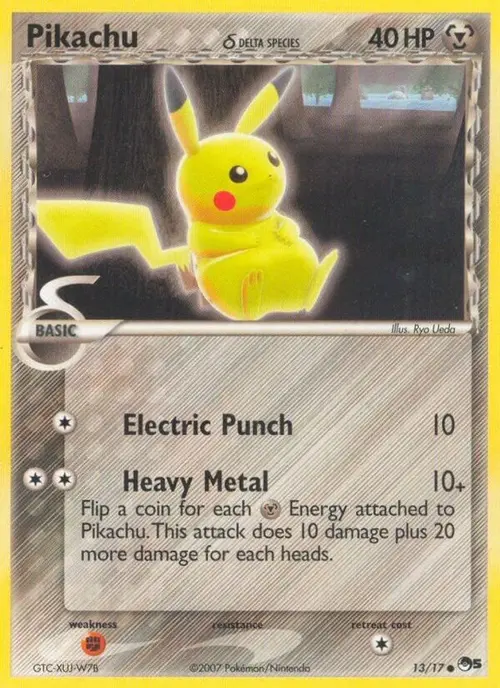 Pikachu (Delta Species) card art