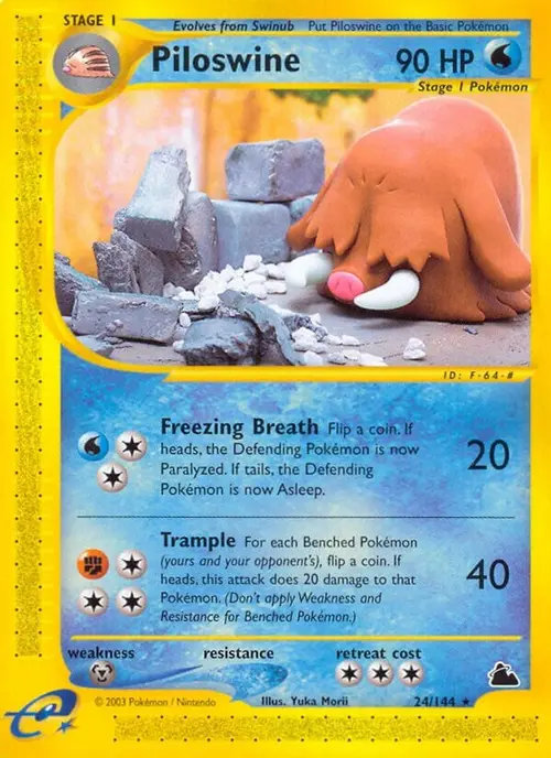 Piloswine (24) card art