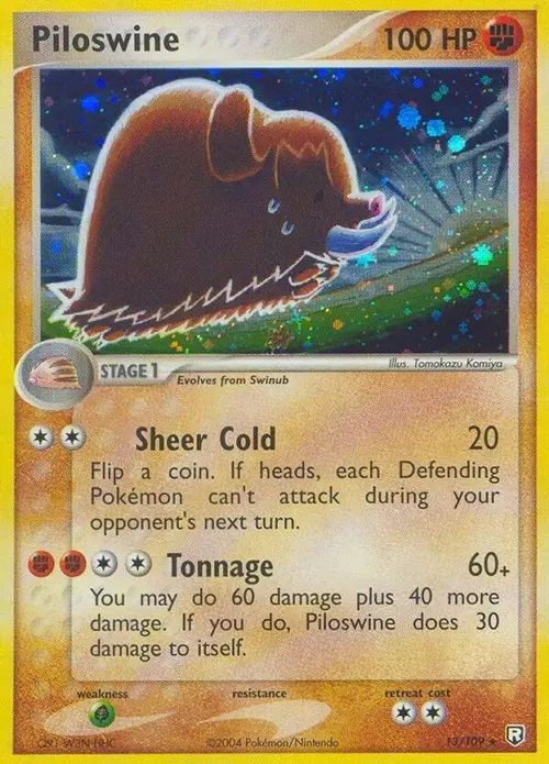 Piloswine card art