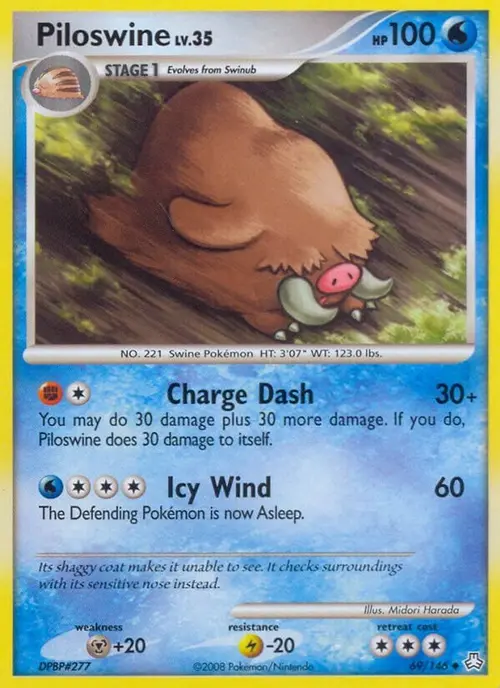 Piloswine card art