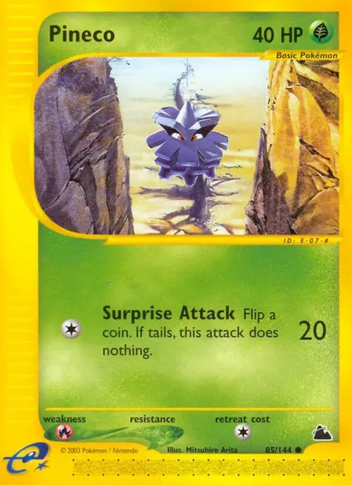 Pineco (85) card art