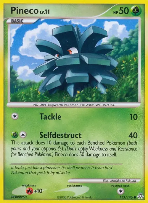 Pineco card art