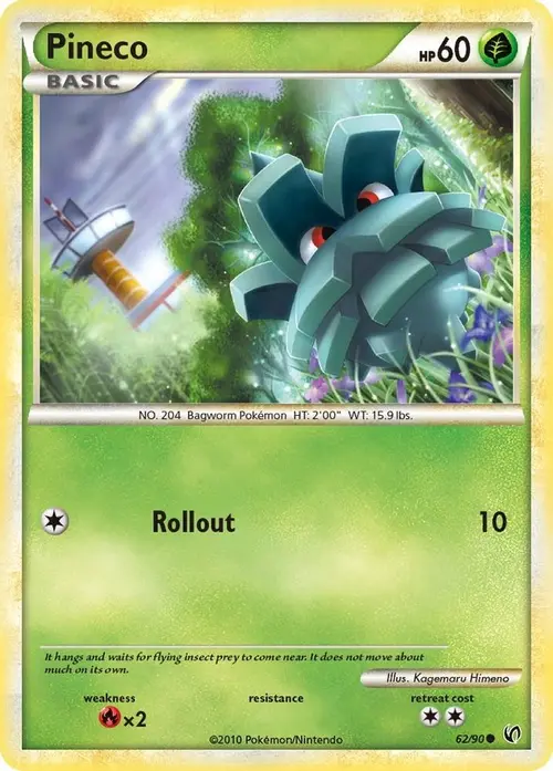 Pineco (62) card art