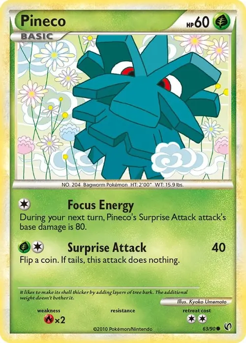 Pineco (63) card art