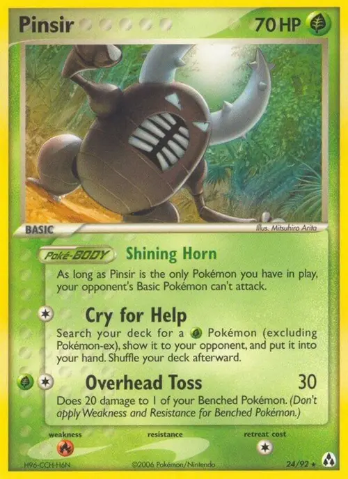 Pinsir card art