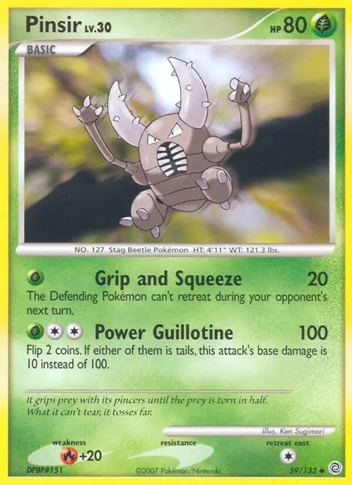 Pinsir card art