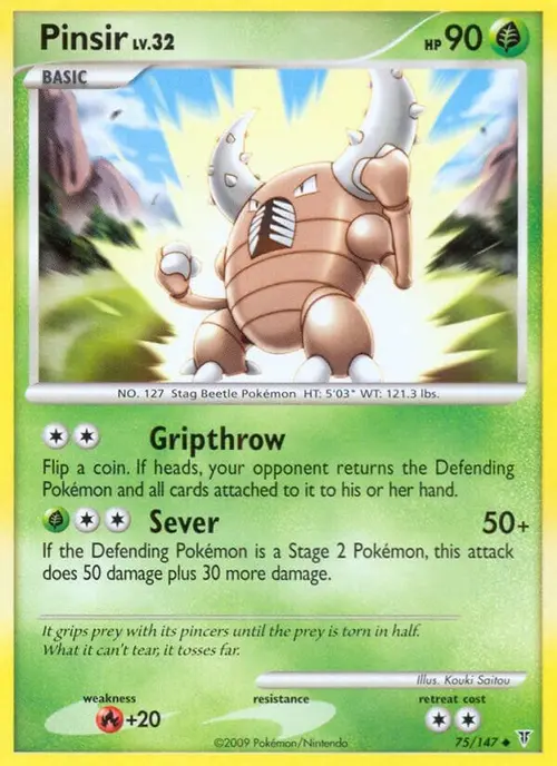 Pinsir card art