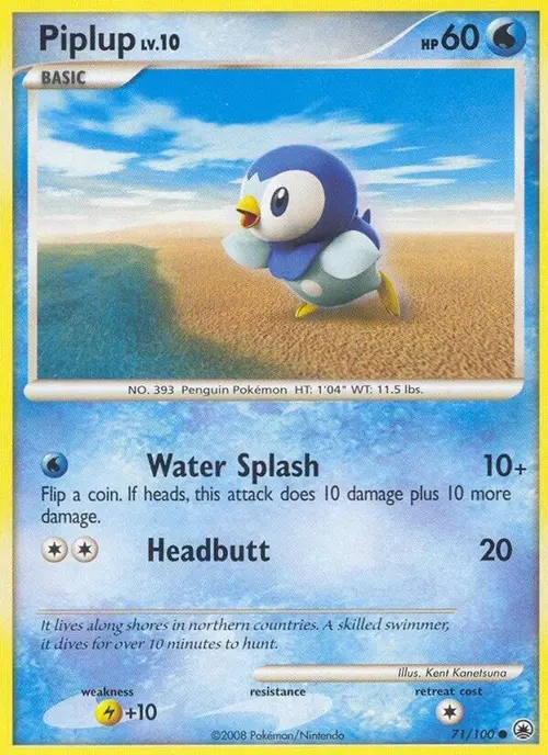 Piplup (71) card art