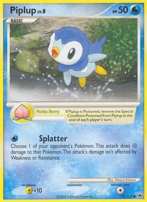 Piplup (72) card art