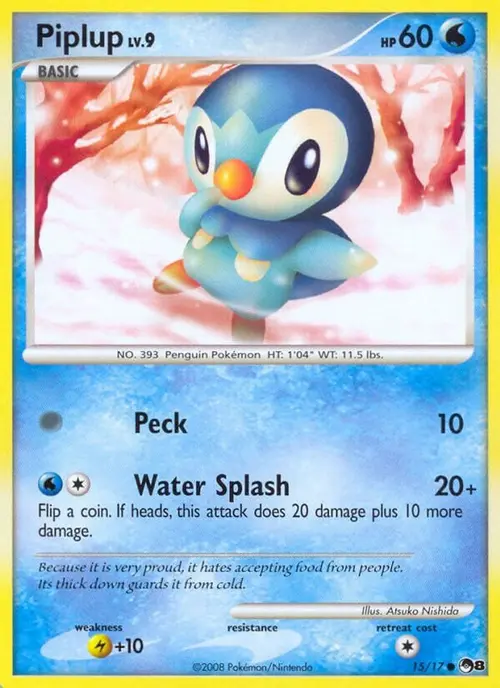 Piplup card art