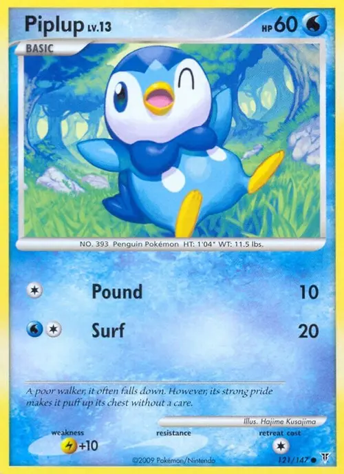 Piplup card art