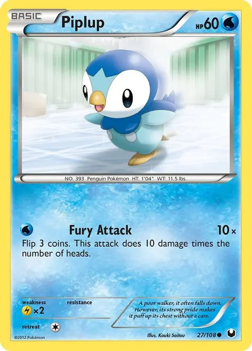 Piplup card art