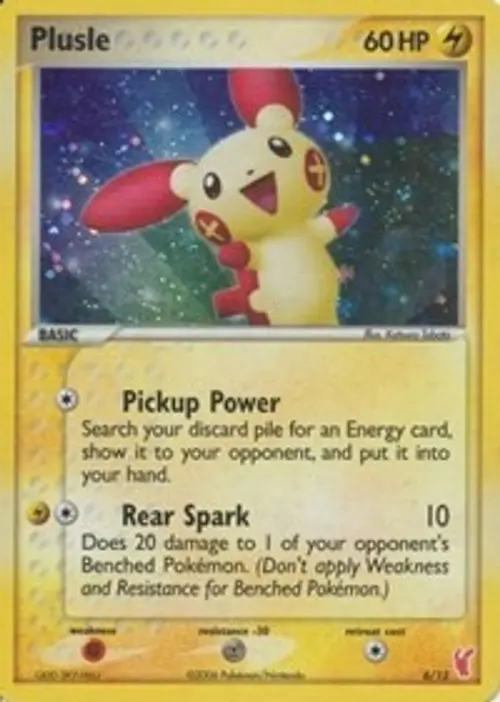 Plusle card art