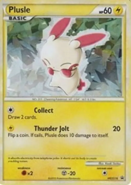 Plusle - HGSS16 card art