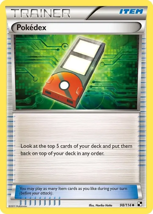 Pokedex card art