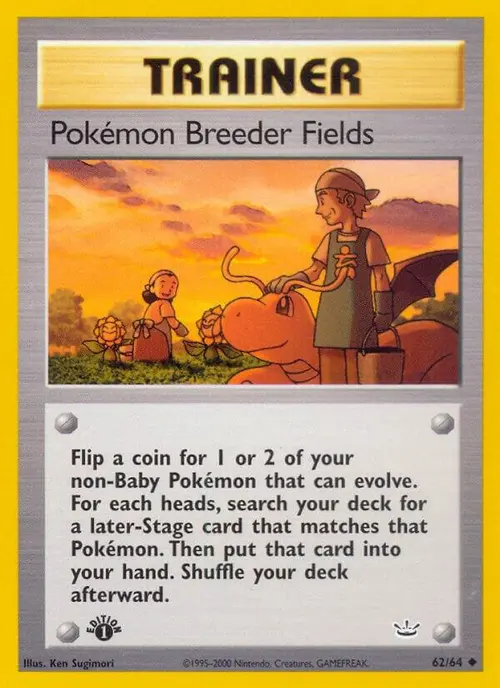 Pokemon Breeder Fields card art