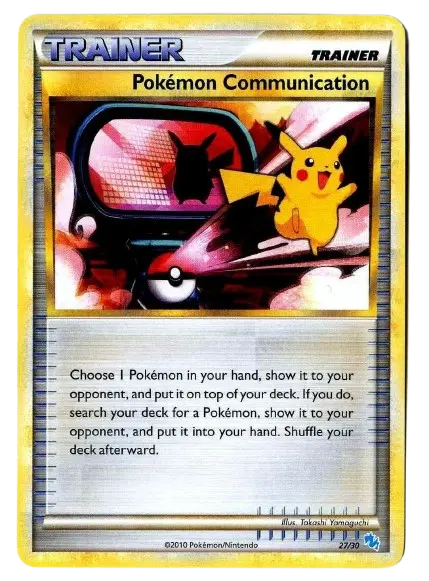 Pokemon Communication (#27) card art