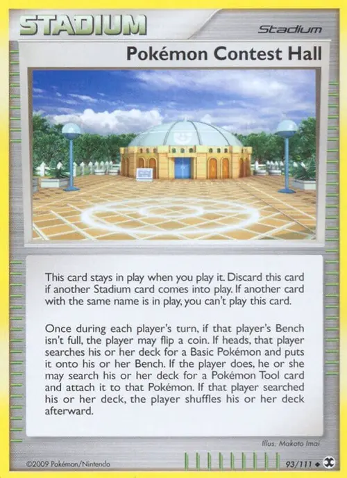 Pokemon Contest Hall card art
