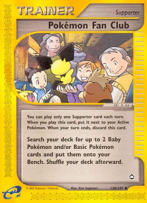Pokemon Fan Club card art