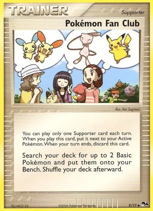 Pokemon Fan Club card art