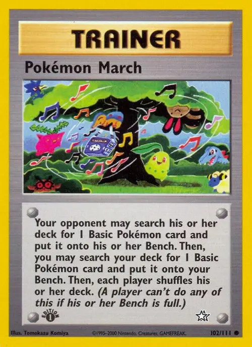 Pokemon March card art